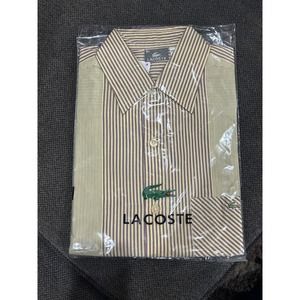 Lacoste Short Sleeve Button Down Men’s Dress Shirt With Pocket Size 38 NWT!